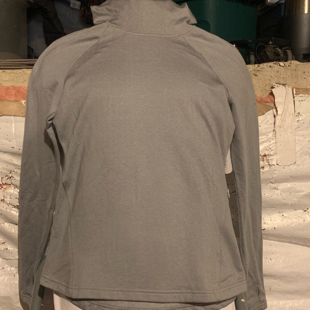 Mondetta Gray/ lilac Herringbone Hoodie – Women’s Small (S/P)